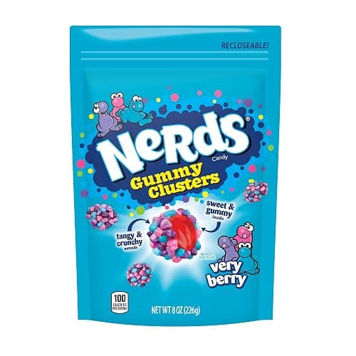 Nerd Nerds Gummy Clusters,Very Berry,8oz - Image 1