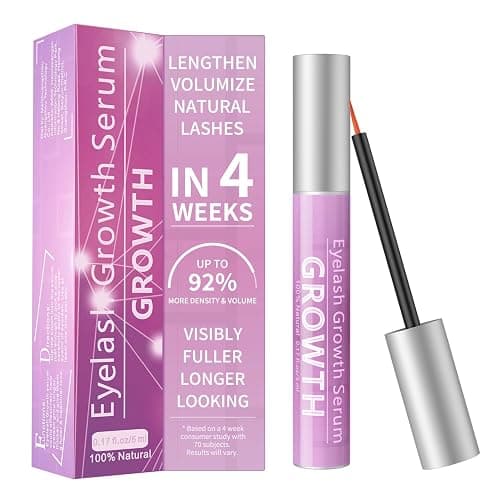 Eyelash Growth Serum Volumizing Lash Serum For Eyelash Growth Longer & Thicker Lash Enhancing serum With Natural Formula Vegan & Cruelty-Free (5mL) - Image 1
