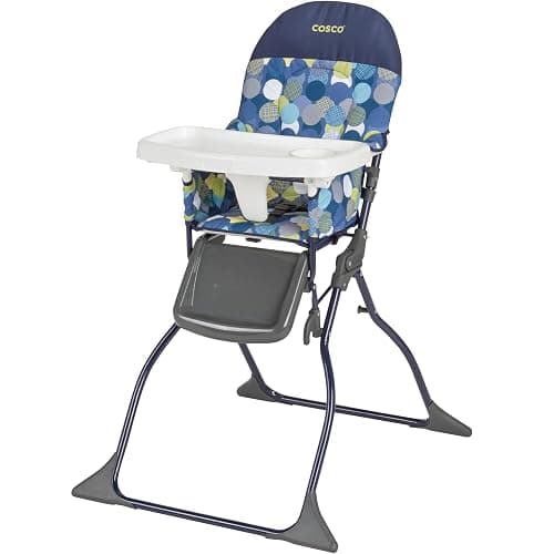 Cosco Kids Simple Fold Highchair for Baby, Simple Foldable High Chair, Convenient, Lightweight, and Compact Design, Comet - Image 1