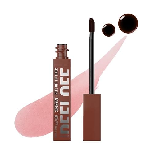 MAYBELLINE Super Stay Peel Off Lip Liner Lip Stain, Up to 24H Tattoo-Like Wear, Transfer-Proof Matte Finish, Hydrating Formula With Vitamin E, Aura (Mauve Nude) - Image 1
