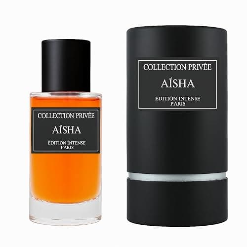 COLLECTION PRIVÉE Aisha Damen Aysha Parfum 50ml – Aycha Orientalischer Duft mit Zitrone, Vanille, Patchouli & Bernstein – Elegantes Eau de Parfum für Frauen Intensiv, Made in France EdP Luxus - Image 1