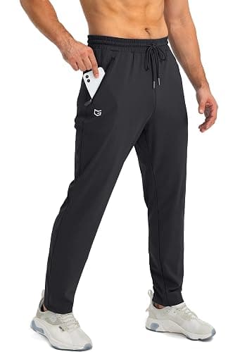 G Gradual Men's Sweatpants with Zipper Pockets Tapered Joggers for Men Athletic Pants for Workout, Jogging, Running - Image 1