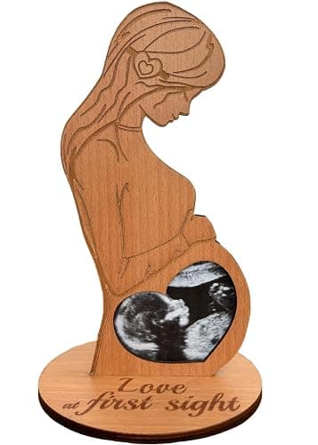 Heart's Sign Sonogram Picture Frame - Pregnancy Gifts | Pregnant Wife Gift | Ultrasound Photo Frame, Gift for Expecting Moms, Gifts for Pregnant Women, Mom to be Gifts, Mothers Day Gift - Image 1