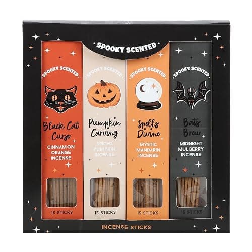 Spooky-Scented Incense Sticks: Spiced Pumpkin Fragrance for Halloween Ambiance, Long-Lasting Aroma Set - Image 1