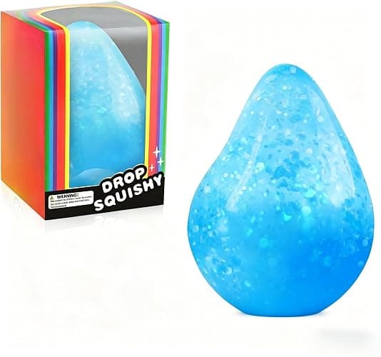 Fidget Cube Stress Relief, Anxiety Squishies, Ice Squishy Stress Cube, Sensory Toys for Kids with Autism, Calming Toys (1pack) - Image 1