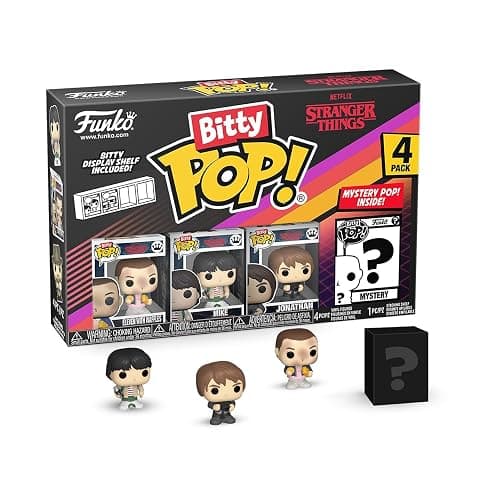 Funko Pop Bitty: Stranger Things - Eleven with Waffles, Mike, Jonathan, and Mystery Chase Figure - (Style May Vary) and A Surprise Mystery Mini Figure - 0.9 Inch (2.2 Cm) Collectable - Image 1