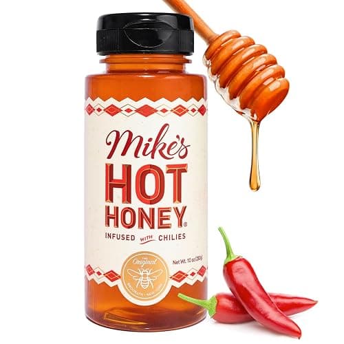 Mike's Hot Honey, America's #1 Brand of Hot Honey, Spicy Honey Infused with Chili Peppers, Certified Kosher, Gluten-Free, Paleo-Friendly, Sweet Heat, Perfect for Hot Sauce Lovers (10oz Bottle, 1 Pack) - Image 1