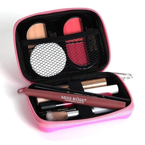 AOLIKOKO All in One Makeup Kit for Women - Full Professional Kit With Pressed Powder, Blush, Eyeliner, Eyeshadow, Mascara, Lip Gloss and Lipstick (Pink) - Set 3 - Image 1