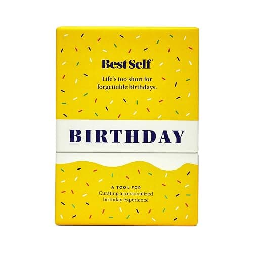 BestSelf Birthday Deck – 75 Conversation Cards & Activities for Unforgettable Birthday Celebrations | Fun, Meaningful, and Engaging Party Card Games | Gifts for Family, Couples, Friends - Image 1