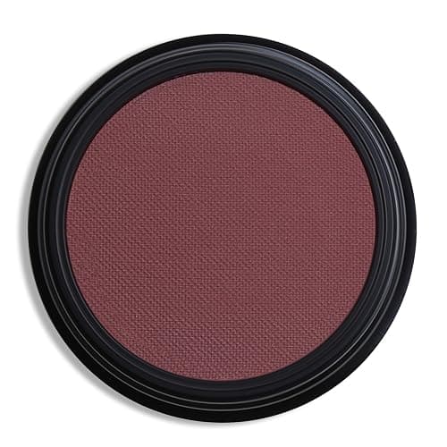 FIVEFULU Single Eggplant Purple Eyeshadow, Pressed Powder Matte Eye-Shadow Palette Make-up, Blendable Long Lasting High Pigment Purple Eye-Makeup Halloween Paint & Face Body Paint - Image 1