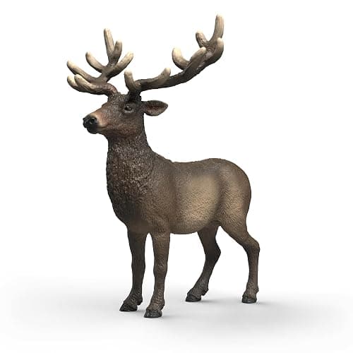 Schleich Wild Life - Elk Toy Figurine - Kids Ages 3+ | 14992 | Wild Animal Figurine, Realistic Animal Toys, Safari Toy for Boys and Girls, Screen-Free Imaginative Pretend Play, Montessori - Image 1