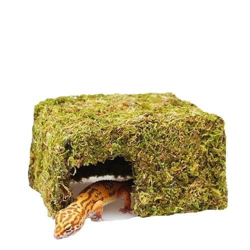 Jinymral Leopard Gecko Tank Accessories, Cute Reptile Hideout Cave, Essential Tank Terrarium Habitat Decor, Adjustable Toys Supplies - Image 1