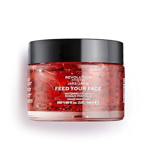 Revolution Skincare London, Jake Jamie Watermelon Hydrating Face Mask, Watermelon Scented Formula, Moisturising, 50ml - Image 1