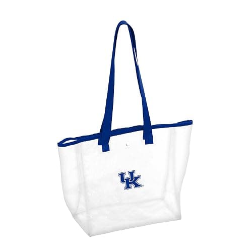 Logo Brands Officially Licensed NCAA Unisex Stadium Clear Tote, One Size, Team Color - Kentucky Wildcats - Image 1