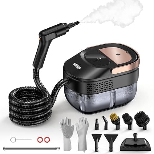 ODSD Steam Cleaner for Home & Car, 3-Level Adjustable Steamer for Cleaning, 15s Heat-Up & 1.6L Large Tank, Handheld Steam Cleaner for Car Detailing, Home, Tile, Grout, Furniture with 15pcs Accessories - Image 1