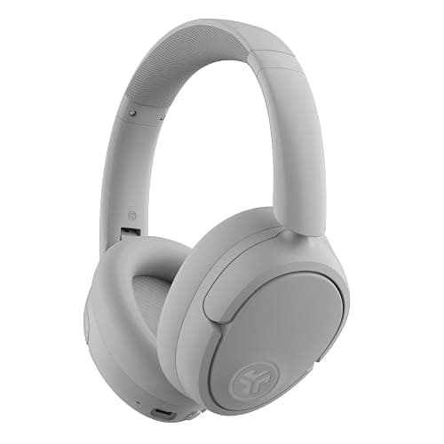 JLab JBuds Lux ANC, Over Ear Headphones, Active Noise Cancelling, Bluetooth, Cloud White | Wireless Over Ear Headphones with Microphone, Foldable Bluetooth Earphones, Active Noise Cancellation - Image 1