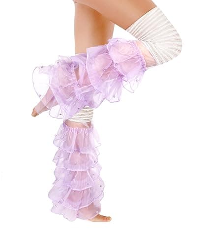 Benefeet Sox Women Lace Leg Warmers with Pearls Girls Cute Mesh Ruffle Thigh Highs Lolita Y2k Fashion Slouch Long Boot Socks - Image 1
