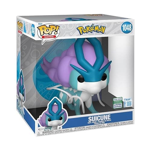 Funko Pop! Jumbo: Pokemon - Suicune - Amazon Exclusive - 2025 WonderCon Comic Con - Collectable Vinyl Figure - Gift Idea - Official Merchandise - Toys for Kids & Adults - Cartoon/Animation Fans - Image 1