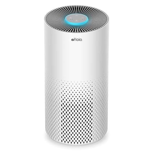 Afloia Air Purifiers for Home Bedroom Large Room Up to 1076 Ft², 3-Stage Filter Cleaner Odor Eliminator, Remove Pets Dust Dander Hair Allergy Mold Pollen Smoke Smell, Quiet 22 dB, 7 Colors Night Light - Image 1