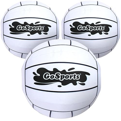 GoSports 12 Inch XL Inflatable Volleyball, 3 Pack - Easier Rallies on an Epic Scale for All Skill Levels - Image 1