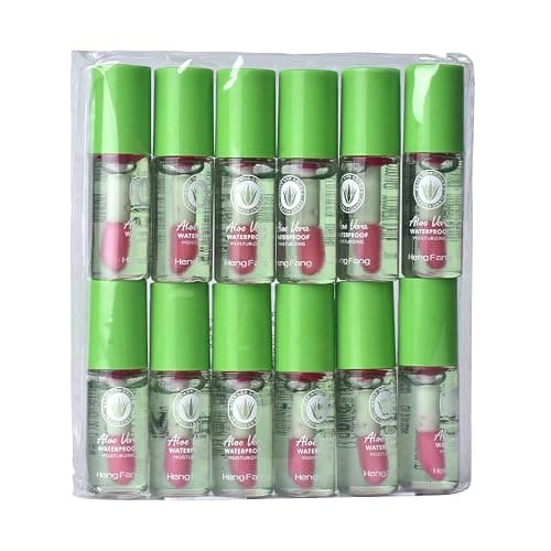 LAMUSELAND Tinted Lip Glow Oil, 12Pcs Hydrating Moisturizing Clear Plumping Mini Cute Lip Oil Gloss Set Kit for Women Girls (14) - Image 1