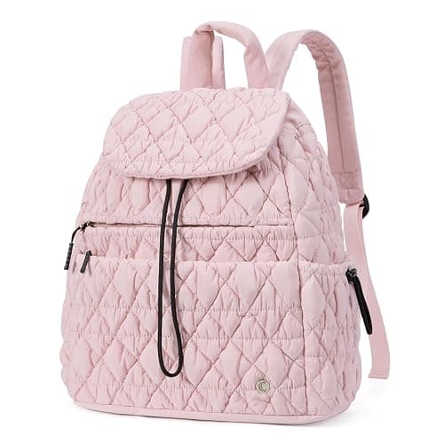 CLUCI Puffy Quilted Backpack Purse for Women, Casual Lightweight Daypack for Women Travel | Purse, Casual, Lightweight, Travel - Image 1