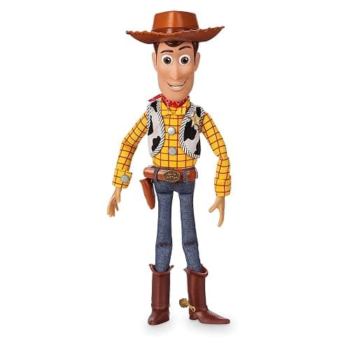Disney Store Official Sheriff Woody Talking Action Figure from Toy Story, Features Sounds and Phrases from the Movies, Interacts with Other Figures and Toys - Image 1