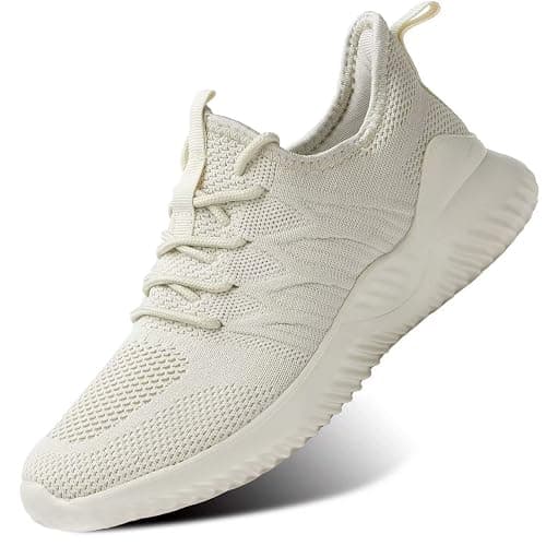 KEEZMZ Womens Ladies Walking Running Shoes Slip On Lightweight Casual Tennis Sneakers Clothes Shoes - Image 1