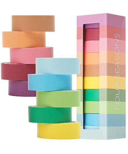 Mr. Pen- Washi Tape Set, 10 Pack, Decorative Tape, Washi Tapes, Colored Tape, Scrapbook Tape, Halloween Supplies - Image 1