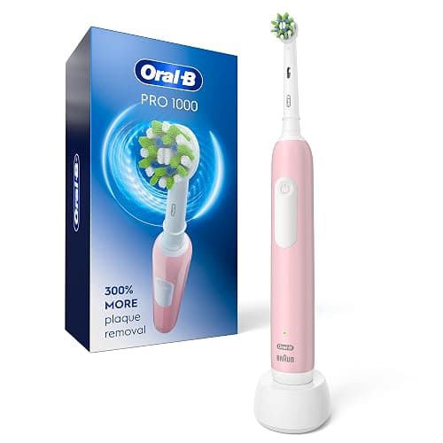 Oral-B Pro 1000 Rechargeable Electric Toothbrush, Pink - Image 1