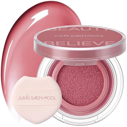 JUNGSAEMMOOL Artist Cushion Blush (Rare Rose) | Easy to Blend, Lightweight, Hydrating Korean Makeup Cushion Blush for Dewy & Glowing Cheeks - Image 1