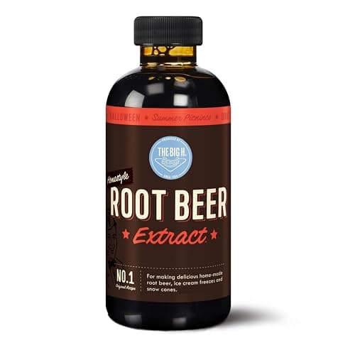 Hires Big H Root Beer Extract, Root Beer Soda and Dessert Syrup, 4 Fl Oz (Pack of 1) - Image 1