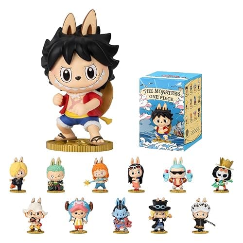 POP MART The Monsters × One Piece Series Figures Blind Box Figures, Random Design Action Figures Collectible Toys Home Decorations, Holiday Birthday Gifts for Girls and Boys, Single Box - Image 1