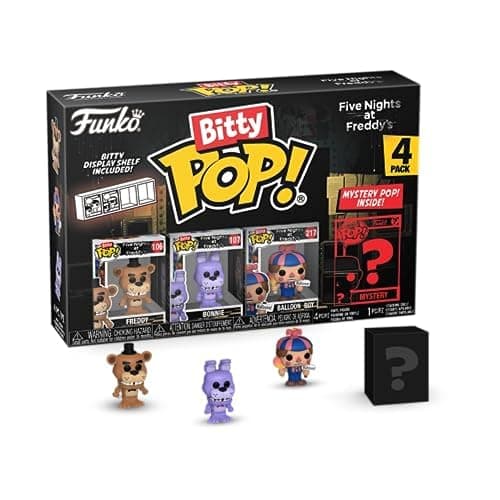 Funko Bitty POP! Five Nights at Freddy's (FNAF)- Freddy and A Surprise Mystery Mini Figure - 0.9 Inch (2.2 Cm) Collectable - Gift Idea - Cake Topper - Image 1