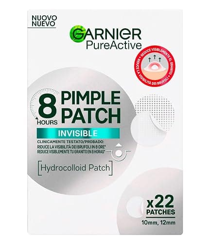 GARNIER Pure Active - Patch Bouton Pack - Réduit L'Apparence des Boutons en 8H* - Cliniquement Prouvé - Invisible & Ultra-Fin - Technologie Hydrocolloïde - Vegan & Cruelty-Free - Homme & Femme - Image 1