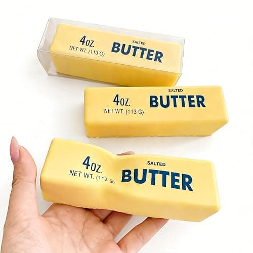 Midou Slow Rising Dumpling Squishy Butter Squeeze Toys Pack Sensory Stress Relief Squishies Soft & Stretchy Fidget Toys for Anxiety Relief Party Favors (Dumpling Squishy Butter) - Image 1