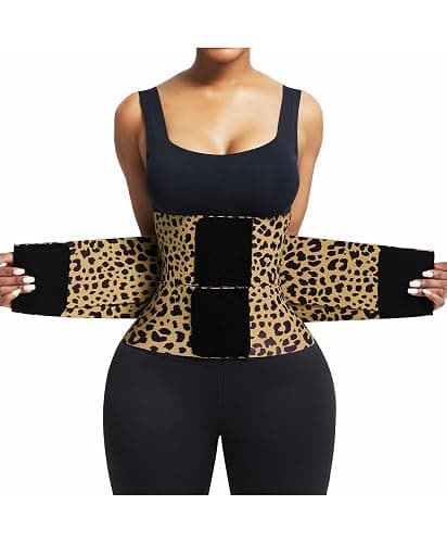 FeelinGirl Waist Trainer Belt Waist Cincher Trimmer Ab Belt Tummy Control Body Shaper with Triple Wrap Women and Men - Image 1