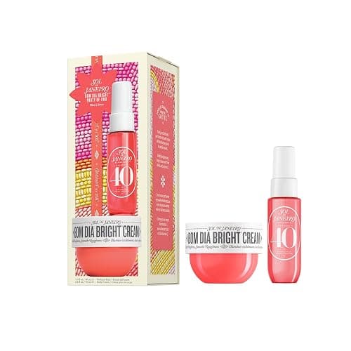 Sol de Janeiro Party of Two Beauty Gift Set | Travel Size Body Cream & Perfume Mist Minis | Limited Edition Holiday Set | $36 Value - Image 1