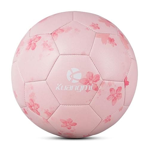 Kuangmi Soccer Ball, Official Size 5 Match Ball, Youth & Teenager & Adult Soccer Players, Outdoor & Indoor Sports Training Playing Practice and Game - Image 1