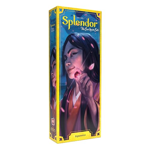Asmodee Splendor The Sun Never Sets Board Game Expansion - Enhance Gameplay with New Strategies & Challenges, Fun for Families, Kids & Adults, Ages 10+, 2-4 Players, 45 Min Playtime - Image 1