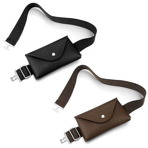 Vinsatin 2 Pack Equestrian Belt Bag for Women Riding | Horse Riding Belt, 1.5 Inch Phone Belt Bag with Equestrian Bit Buckle, Phone Waist Pouch, Horse Rider Accessory for Riding - Image 1