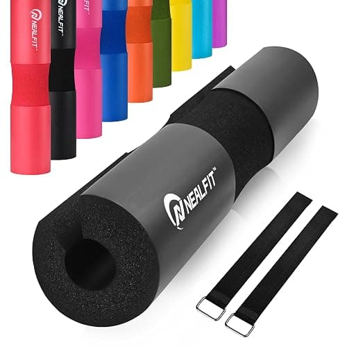 NEALFIT Barbell Pad Squat Pad for Squats—Squat Bar Pad—Great for Weightlifting,Lunges and Hip Thrusts—Foam Sponge Pad—Fit Standard and Olympic Bars Perfectly - Image 1