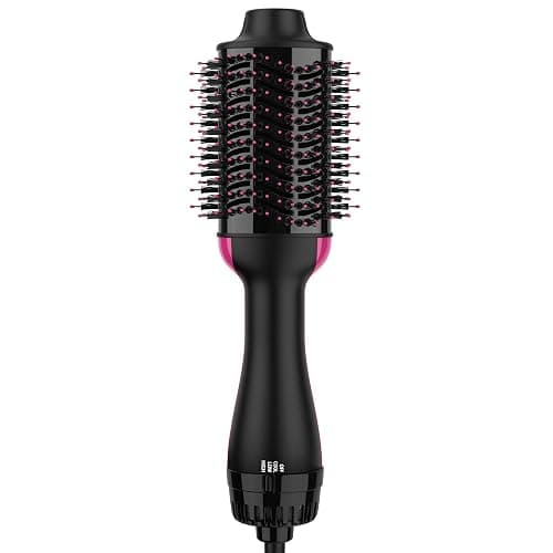 Hair Dryer Brush Blow Dryer Brush in One, Upgraded 4 in 1 Hair Dryer and Styler Volumizer with Negative Ion Anti-frizz Ceramic Titanium Barrel Hot Air Hair Straightener Brush - Image 1