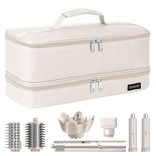 ZRRAJOY Double Layer Storage Case For Shark Flexstyle, Travel Carrying Case For Shark 430/440 Flexstyle, Organizer Bag For Shark Flexstyle/Dyson Airwrap Styler Attachments - Image 1