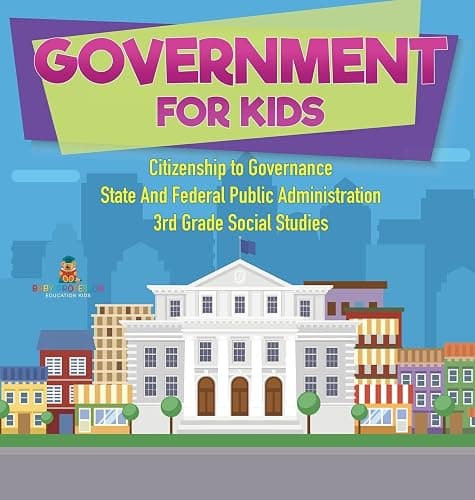 Government for Kids - Citizenship to Governance State And Federal Public Administration 3rd Grade Social Studies - Image 1