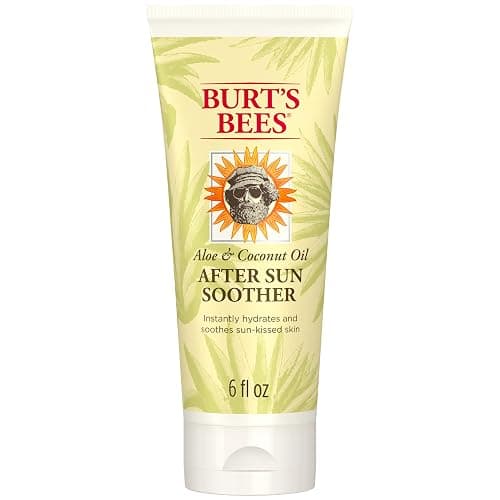 Burt's Bees After Sun Lotion with Hydrating Aloe Vera & Coconut Oil - Summer Essentials, Sunburn Relief, Natural After Sun Soother, 6 oz - Image 1