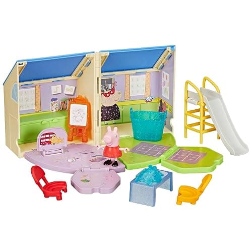 PEPPA PIG Peppa's Pop-Open Playgroup Playset with Figure, Preschool Toys for 3 Year Old Girls and Boys and Up - Image 1