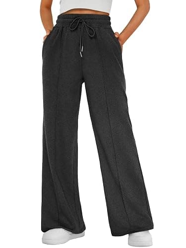 AUTOMET Womens Wide Leg Sweatpants Baggy Lounge Travel Pants Fall Fashion Outfits 2025 Winter Clothes Joggers - Image 1