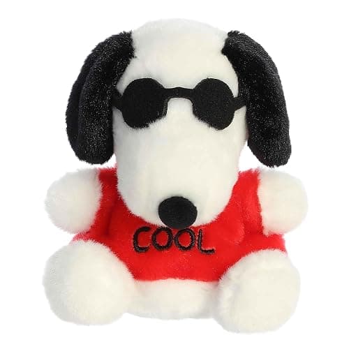 Aurora® Adorable Peanuts® Palm Pals™ Joe Cool Stuffed Animal - Officially Licensed Toys for All Snoopy Fans - Nostalgic Gift for Adults and Birthday Celebrations - White 5 Inches - Image 1