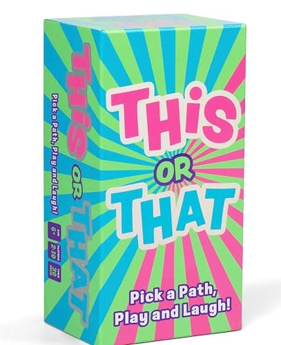 THIS OR THAT Party Game - The All-Ages Pick A Path, Play and Laugh Card Game About What Your Friends & Family Will Choose - Christmas White Elephant Gifts, Stocking Stuffers + Board Games Night - Image 1